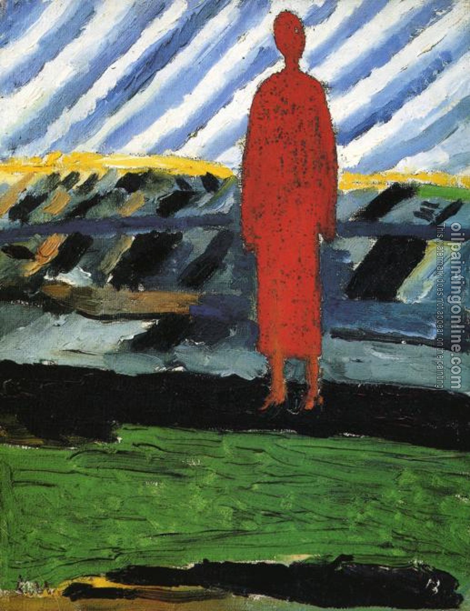 Kazimir Malevich - Red Figure